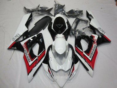 Blanc Rouge Noir Yoshimura Carénage Moto Suzuki GSXR 1000 2005-2006 Pas Chère