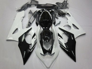 Blanc Noir Argent Carénage Moto Suzuki GSXR 1000 2005-2006 Pas Chère