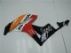Orange Blanc Rouge Noir Brillant Repsol Kits Carénages Moto ABS Honda CBR600RR 2007-2008