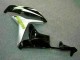 Blanc Vert Noir Brillant Hannspree Carénages Moto Honda CBR600RR 2007-2008