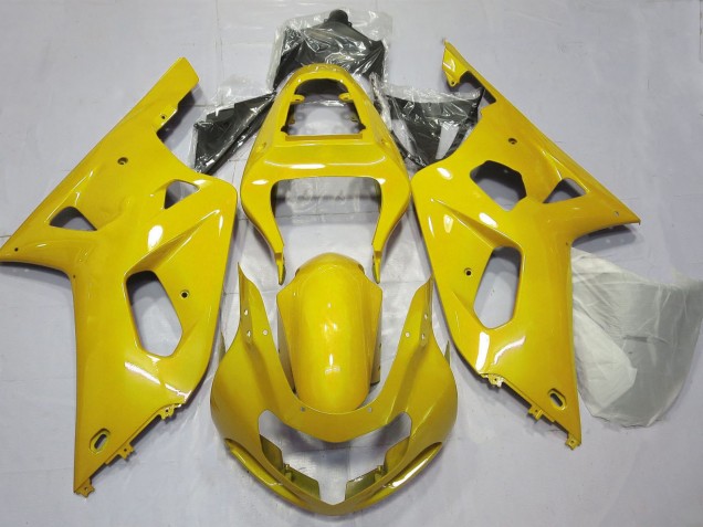 Jaune Carénage Moto Suzuki GSXR 600 / GSXR 750 2001-2003