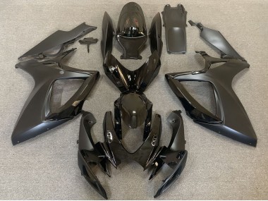 Noir Brillant Noir Mat Carénage Moto Suzuki GSXR 600 / GSXR 750 2006-2007 Pas Chère