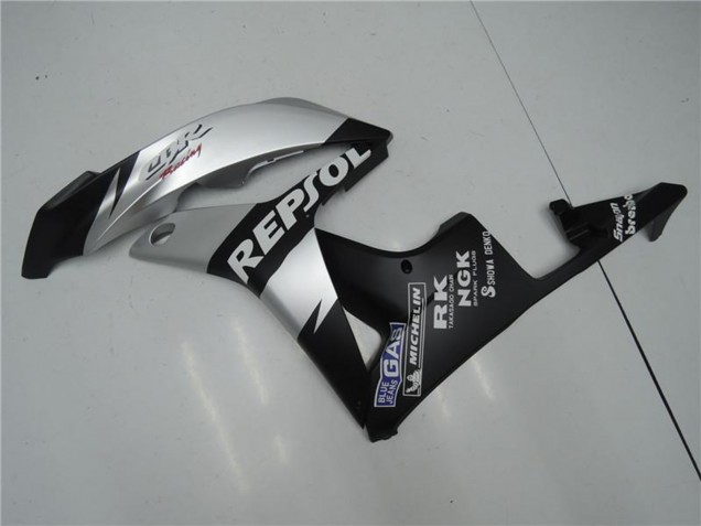 Noir Mat Argent Gris Repsol Carénage Moto Honda CBR600RR 2007-2008