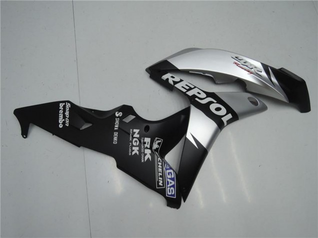 Noir Mat Argent Gris Repsol Carénage Moto Honda CBR600RR 2007-2008