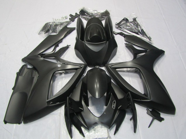 Noir Mat Carénage Moto Suzuki GSXR 600 / GSXR 750 2006-2007