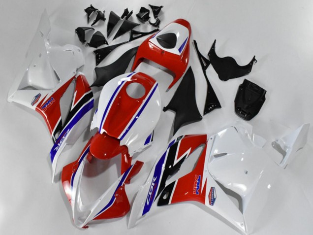 Blanc Rouge Bleu Kits Carénages Moto Honda CBR600RR 2009-2012