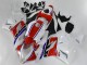 Blanc Rouge Bleu Kits Carénages Moto Honda CBR600RR 2009-2012