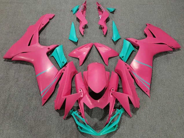 Rose Teal Carénage Moto Suzuki GSXR 600 / GSXR 750 2011-2024