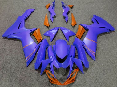 Ocean Bleu Orange Carénage Moto Suzuki GSXR 600 / GSXR 750 2011-2024 Pas Chère