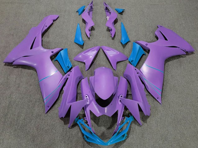 Violet Bleu Clair Carénage Moto Suzuki GSXR 600 / GSXR 750 2011-2024