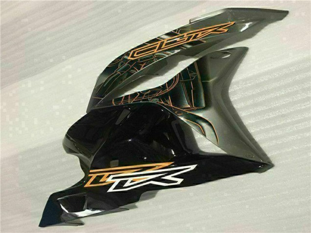 Blanc Orange Noir Brillant Carénage Moto Honda CBR600RR 2009-2012
