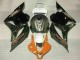 Blanc Orange Noir Brillant Carénage Moto Honda CBR600RR 2009-2012