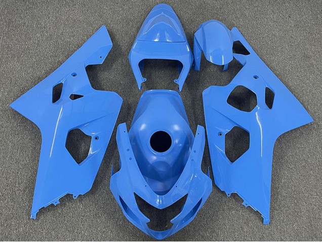 Bleu Carénage Moto Suzuki GSXR 600 / GSXR 750 2004-2005