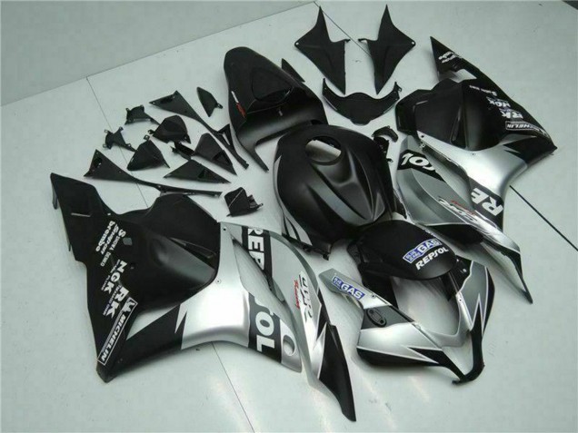 Argent Noir Mat Repsol Carénage Moto Honda CBR600RR 2009-2012