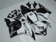Blanc Noir Brillant Repsol Carénages Moto Honda CBR600RR 2009-2012