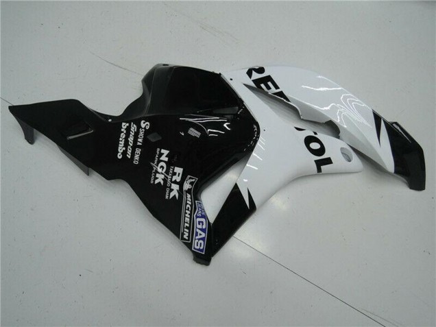 Blanc Noir Brillant Repsol Carénages Moto Honda CBR600RR 2009-2012