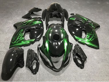Noir Brillant Vert Carénage Moto Suzuki GSXR 1300 2008-2020 Pas Chère