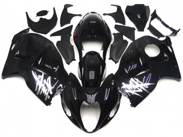 Noir Brillant Argent Décalque Carénage Moto Suzuki GSXR 1300 1996-2007