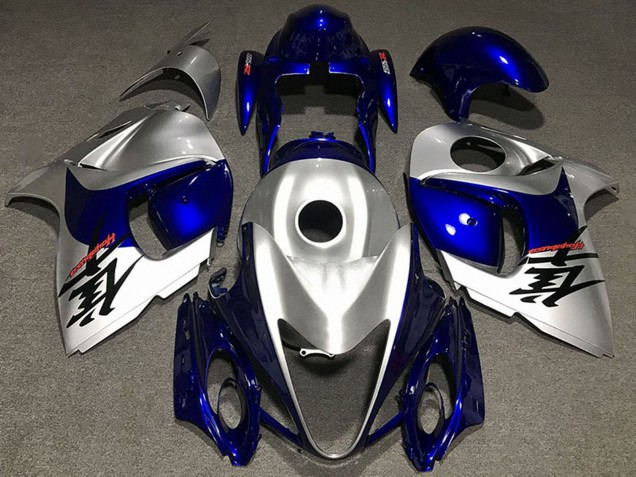 Argent Brillant Bleu Carénage Moto Suzuki GSXR 1300 2008-2020