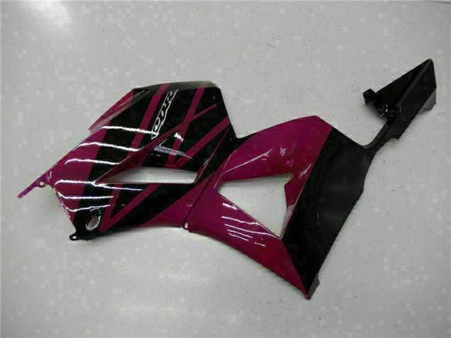 Violet Noir Brillant Carénage Moto Honda CBR600RR 2013-2023