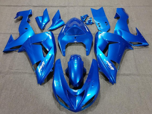 Bleu Carénage Moto Kawasaki ZX10R 2006-2007