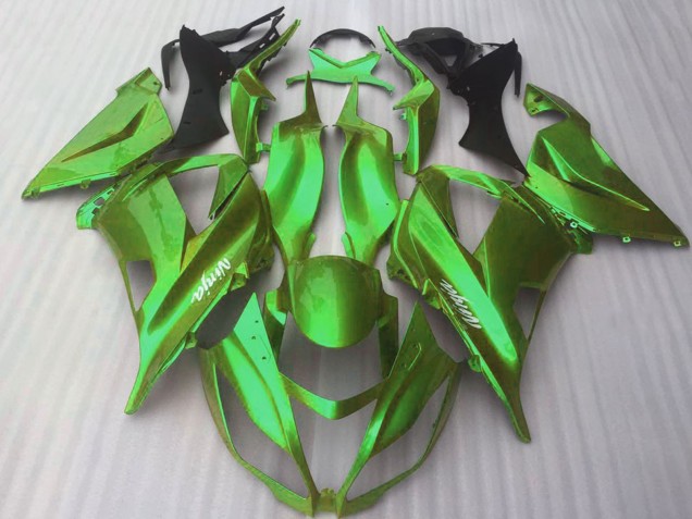 Vert Bonbon Brillant Carénage Moto Kawasaki ZX10R 2016-2020