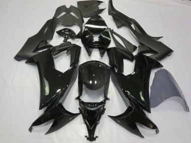 Noir Brillant Noir Mat Carénage Moto Kawasaki ZX10R 2008-2010 Pas Chère