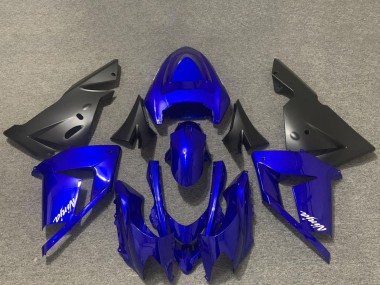 Bleu Brillant Noir Carénage Moto Kawasaki ZX10R 2004-2005 Pas Chère