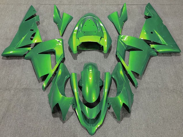 Vert Brillant Carénage Moto Kawasaki ZX10R 2004-2005