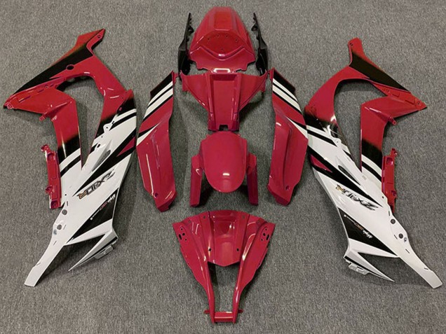 Rouge Marron Blanc Noir Carénage Moto Kawasaki ZX10R 2011-2015