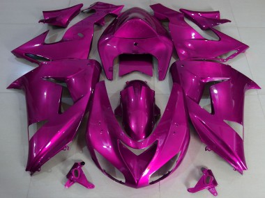 Violet Carénage Moto Kawasaki ZX10R 2006-2007 Pas Chère