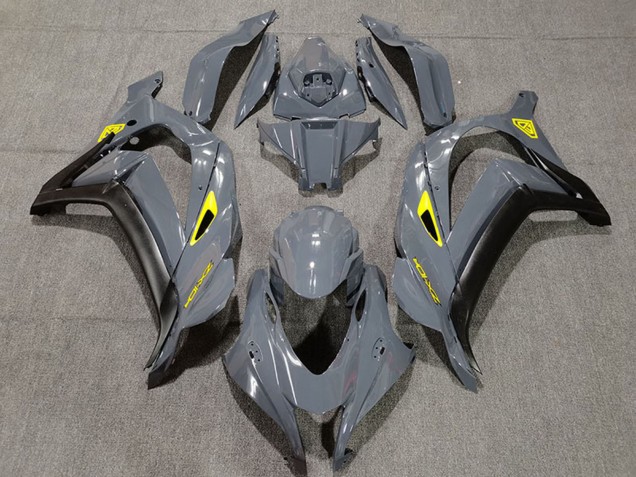 Nardo Gris Noir Jaune Carénage Moto Kawasaki ZX10R 2016-2020