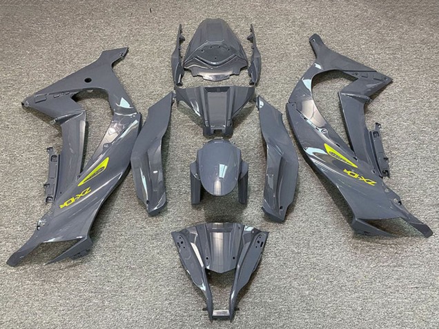 Nardo Gris Jaune Carénage Moto Kawasaki ZX10R 2011-2015