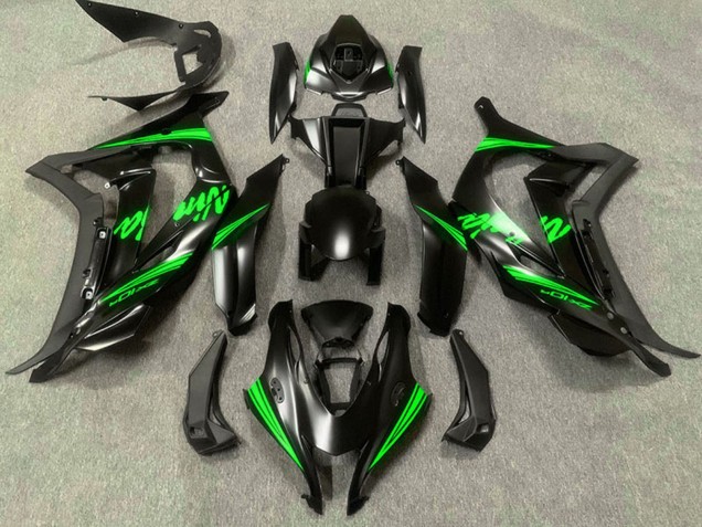 Noir Mat Vert Ninja Carénage Moto Kawasaki ZX10R 2016-2020