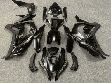 Noir Mat Gris Ninja Carénage Moto Kawasaki ZX10R 2016-2020 Pas Chère