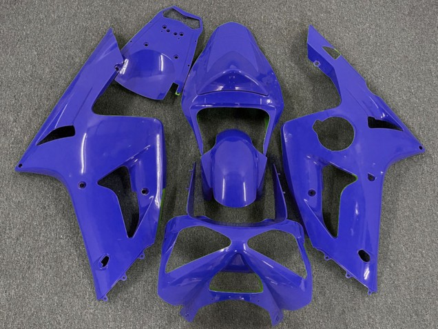 Bleu Carénage Moto Kawasaki ZX6R 2003-2004