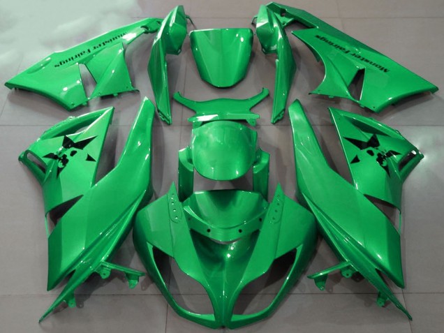 Vert Carénage Moto Kawasaki ZX6R 2009-2012