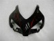 Noir Brillant Rouge Flamme Carénage Moto Honda CBR1000RR 2004-2005