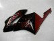 Noir Brillant Rouge Flamme Carénage Moto Honda CBR1000RR 2004-2005