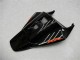 Noir Brillant Rouge Flamme Carénage Moto Honda CBR1000RR 2004-2005