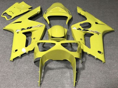 Jaune Carénage Moto Kawasaki ZX6R 2003-2004 Pas Chère