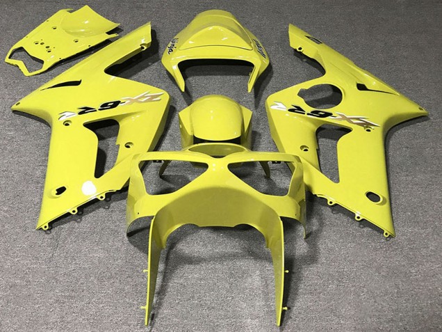 Jaune Carénage Moto Kawasaki ZX6R 2003-2004