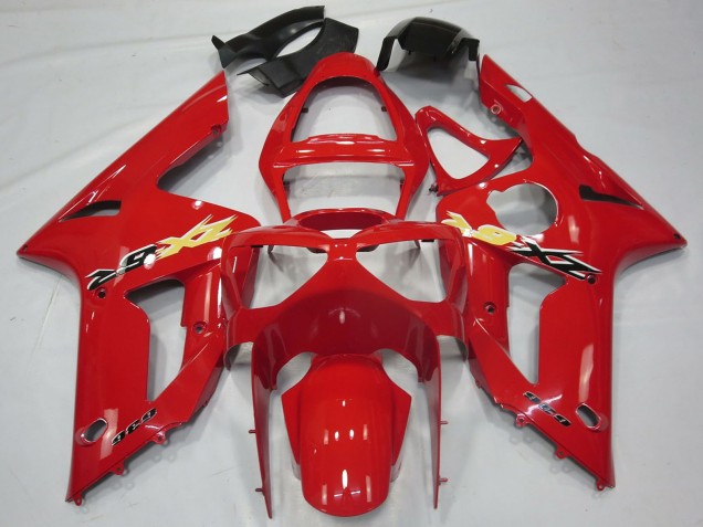 Rouge Carénage Moto Kawasaki ZX6R 2003-2004