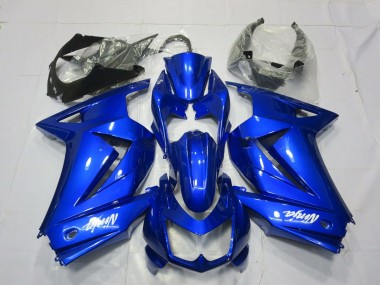 Bleu Blanc Ninja Carénage Moto Kawasaki Ninja 250 2008-2012 Pas Chère