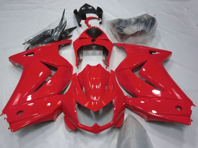Rouge Carénage Moto Kawasaki Ninja 250 2008-2012
