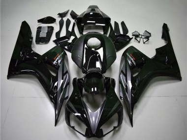 Noir Brillant Gris Carénage Moto Honda CBR1000RR 2004-2005 Pas Chère