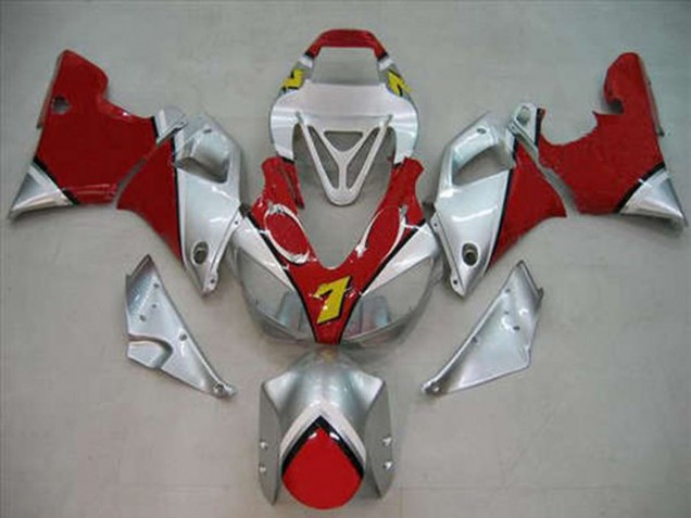 Argent Rouge Jaune 7 Carénage Moto Yamaha R1 1998-1999