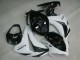 Blanc Noir Brillant Kits Carénage Moto Honda CBR1000RR 2008-2011