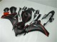 Noir Mat Rouge Carénage Moto Honda CBR1000RR 2008-2011