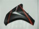 Noir Mat Rouge Carénage Moto Honda CBR1000RR 2008-2011